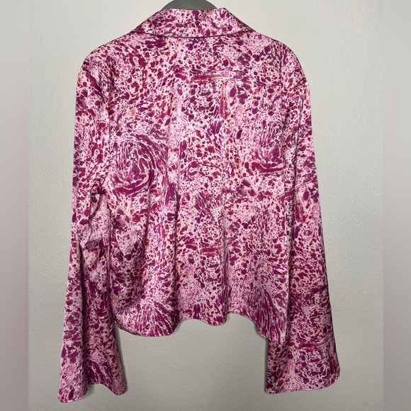 Maison D’Amelie Anthropologie satin top blouse - Picture 5 of 7